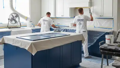 Cabinet painting service in Fort Collins, CO for durable kitchen cabinet refinishing