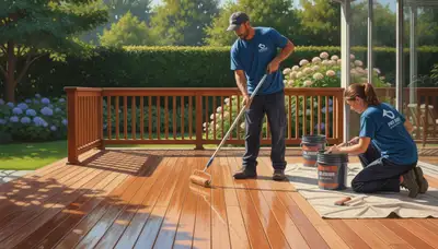 Deck sealing service in Fort Collins, CO to protect decks from sun, snow, and temperature changes