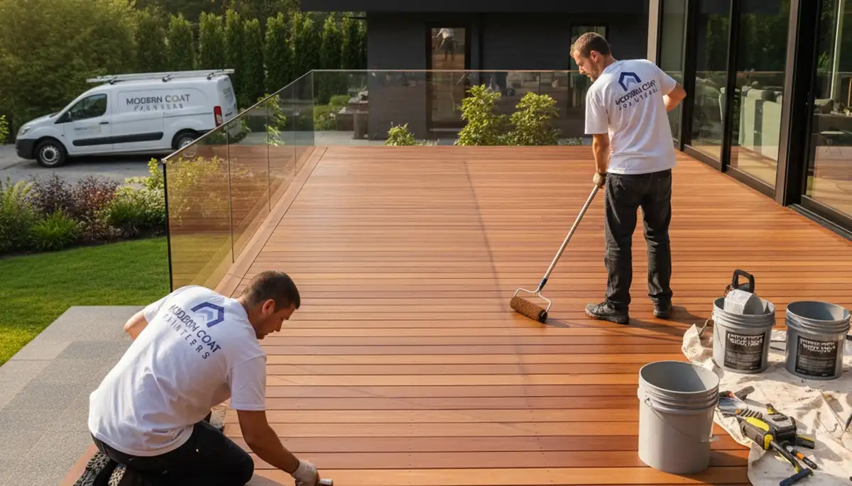 Fort Collins, CO deck staining service to protect and refresh wood decks