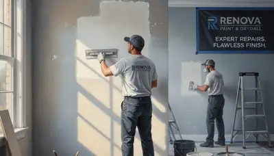 Fort Collins, CO drywall repair for cracks, holes, and water damage by Paint Pros