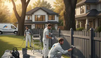 Fence painting in Fort Collins, CO by Fort Collins Paint Pros protects wood from UV, snow, and wind
