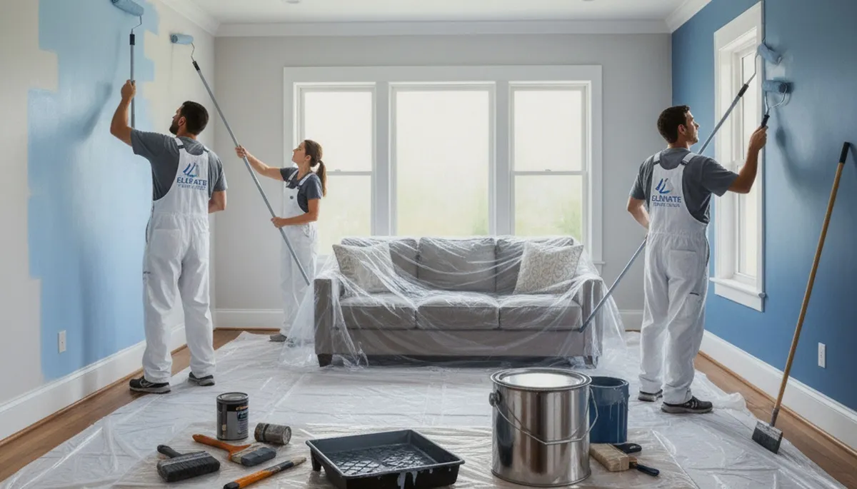 Fort Collins, CO interior house painting by professional painters for a residential home interior