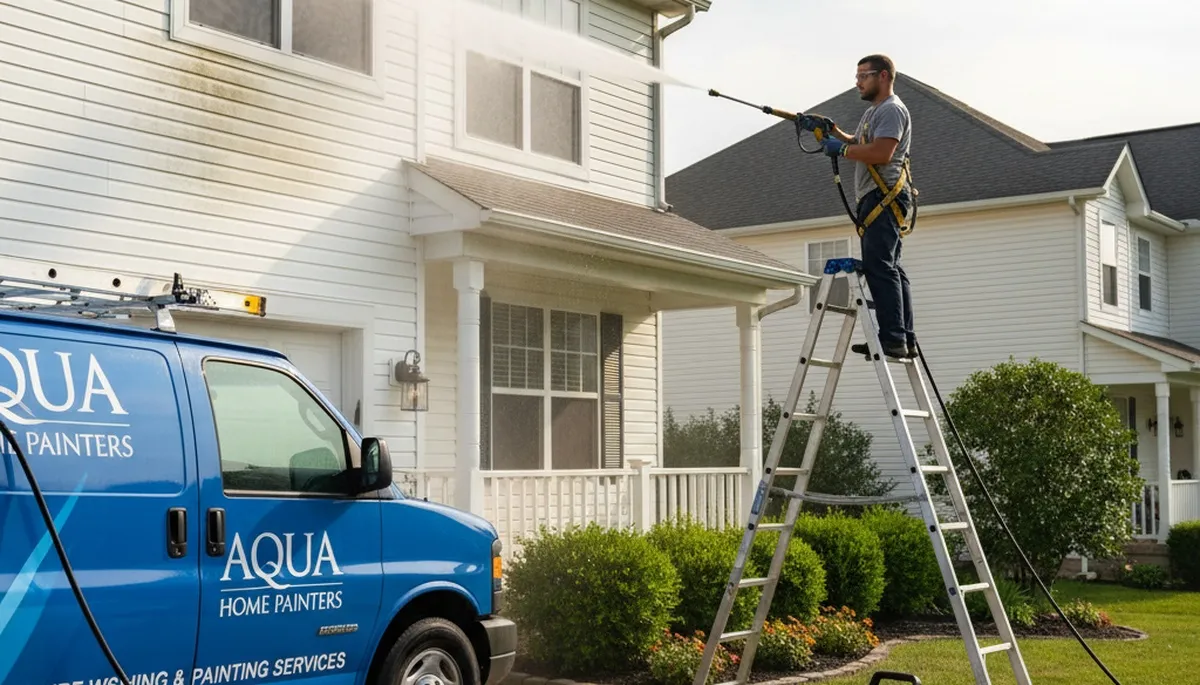 Vinyl siding pressure cleaning in Fort Collins, CO by Fort Collins Paint Pros