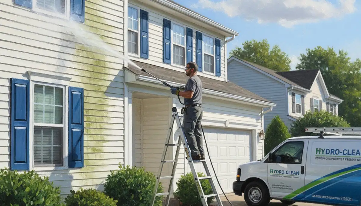 Vinyl siding pressure cleaning in Fort Collins, CO for dirt and weather buildup removal