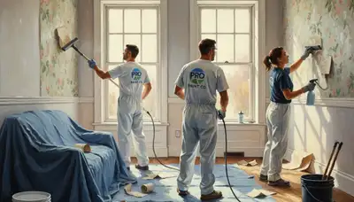 Wallpaper removal service in Fort Collins, CO by Fort Collins Paint Pros