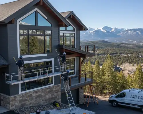Exterior house painting services for homes in Fort Collins, CO at Colorado elevation